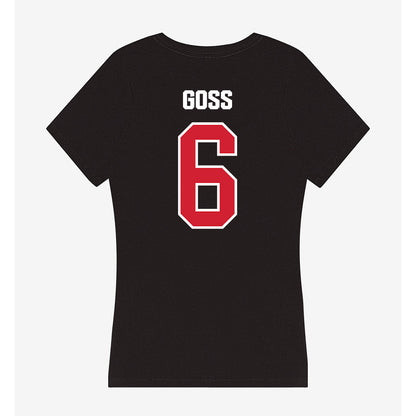 Francis Marion - NCAA Softball : Mikaela Goss - Women's V-Neck T-Shirt-1