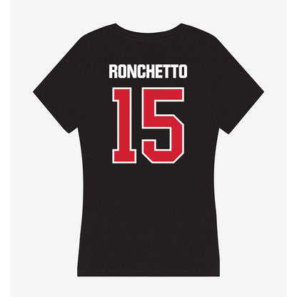 Francis Marion - NCAA Women's Volleyball : Myla Ronchetto - Women's V-Neck T-Shirt-1