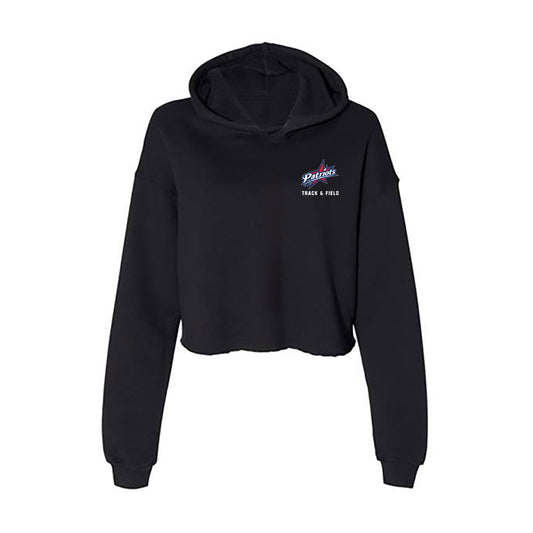 Francis Marion - NCAA Men's Track & Field : Danny Dowd - Women's Crop Fleece Hooded Sweatshirt-0