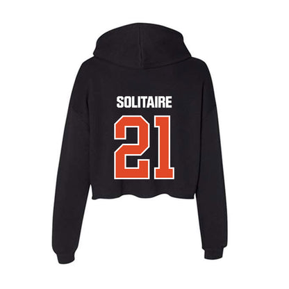 UTSA - NCAA Football : J.C. Solitaire - Women's Crop Fleece Hoodie-1