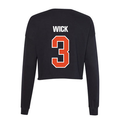 UTSA - NCAA Softball : Sabrina Wick - Women's Cropped Crew Fleece-1