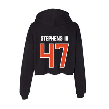 UTSA - NCAA Football : Jon Stephens III - Women's Crop Fleece Hoodie-1