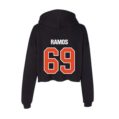 UTSA - NCAA Football : Eucebio Ramos - Women's Crop Fleece Hooded Sweatshirt-1