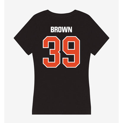 UTSA - NCAA Football : Lawrence Brown - Women's V-Neck T-Shirt-1