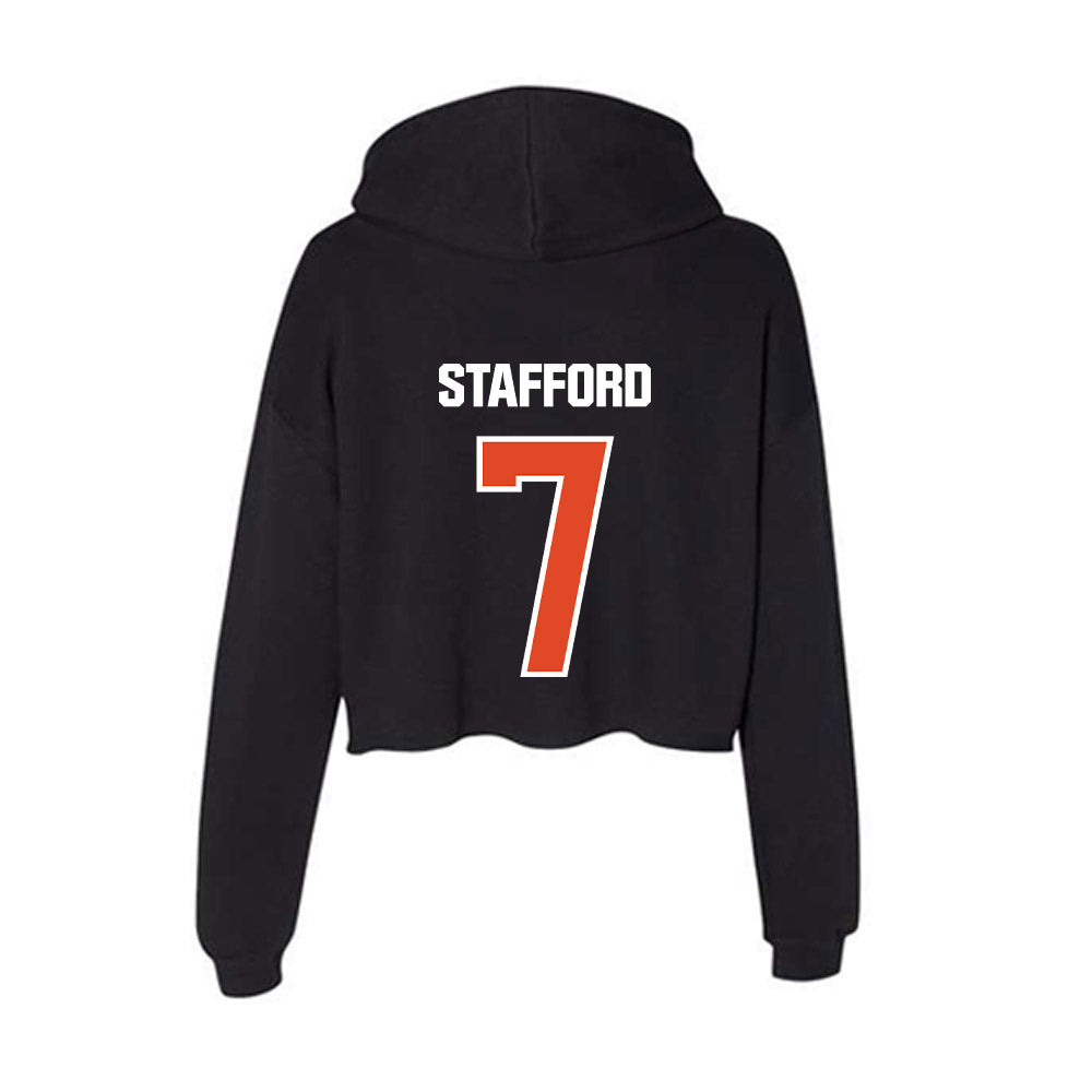 UTSA - NCAA Softball : Demiree Stafford - Women's Crop Fleece Hoodie-1
