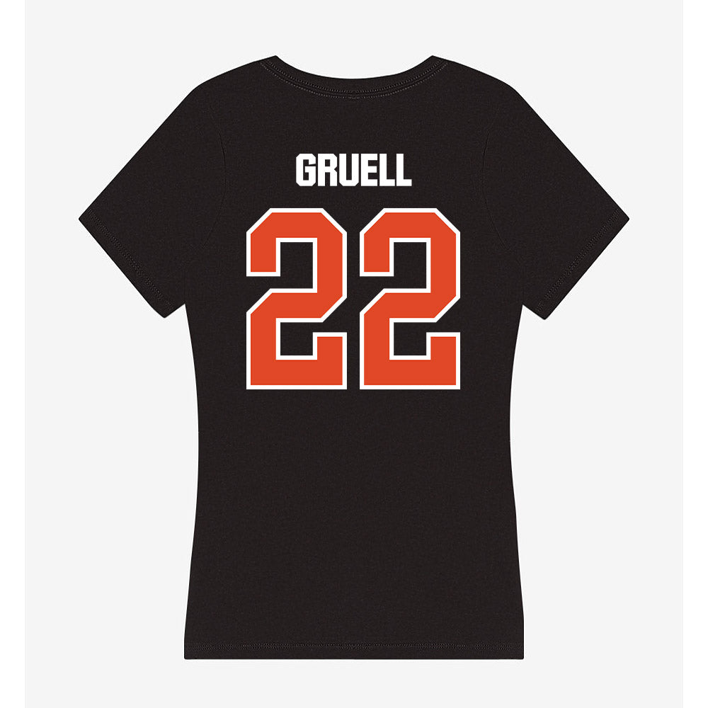 UTSA - NCAA Baseball : Garrett Gruell - Women's V-Neck T-Shirt-1
