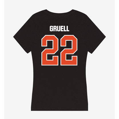 UTSA - NCAA Baseball : Garrett Gruell - Women's V-Neck T-Shirt-1