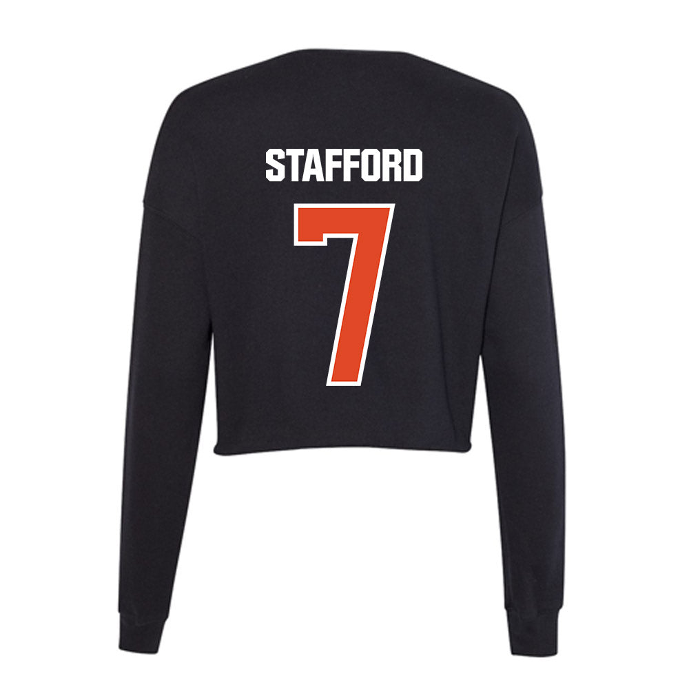 UTSA - NCAA Softball : Demiree Stafford - Women's Cropped Crew Fleece-1