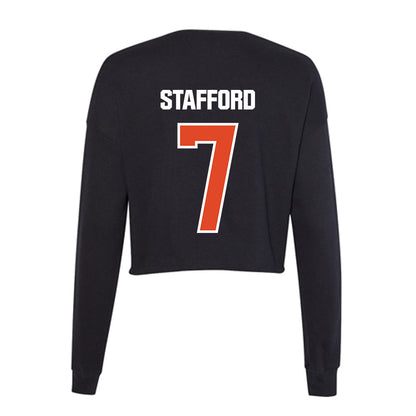 UTSA - NCAA Softball : Demiree Stafford - Women's Cropped Crew Fleece-1