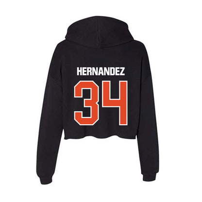 UTSA - NCAA Softball : Arlette Hernandez - Women's Crop Fleece Hoodie-1