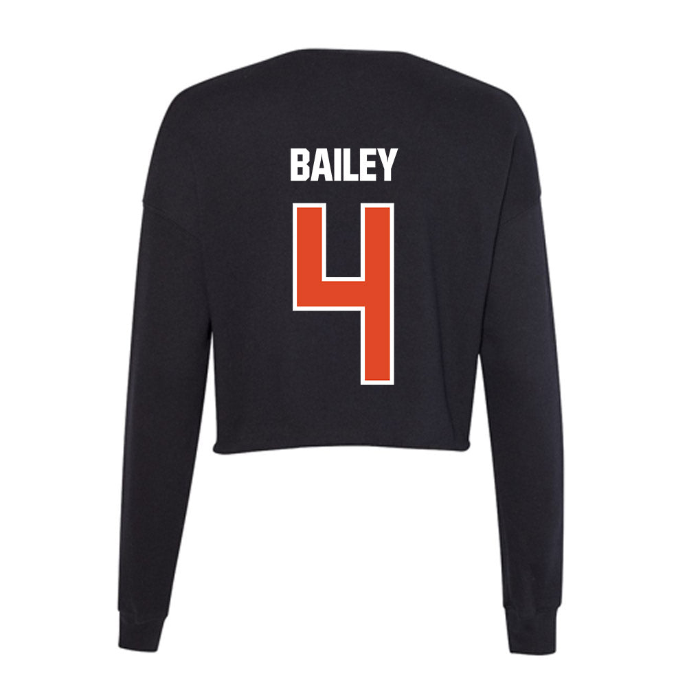 UTSA - NCAA Football : Jeremiah Bailey - Women's Cropped Crew Fleece-1