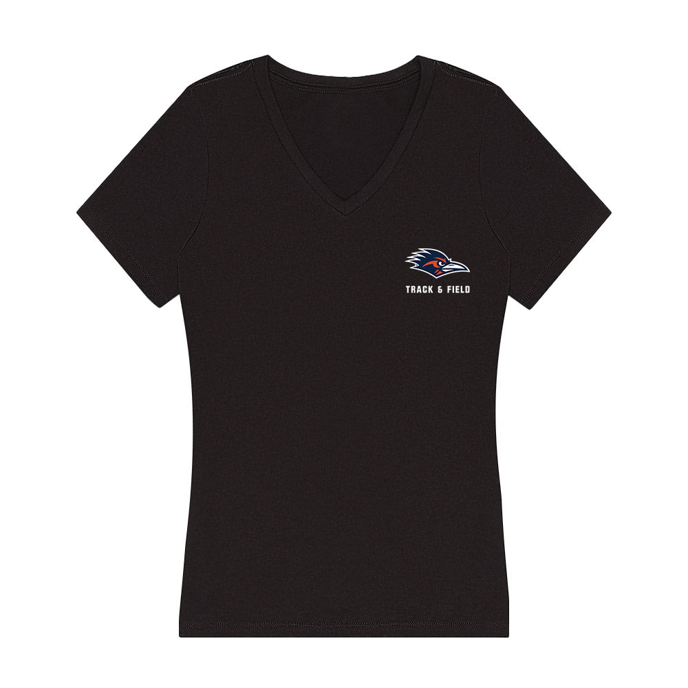 UTSA - NCAA Men's Track & Field : John Williams III - Women's V-Neck T-Shirt-0