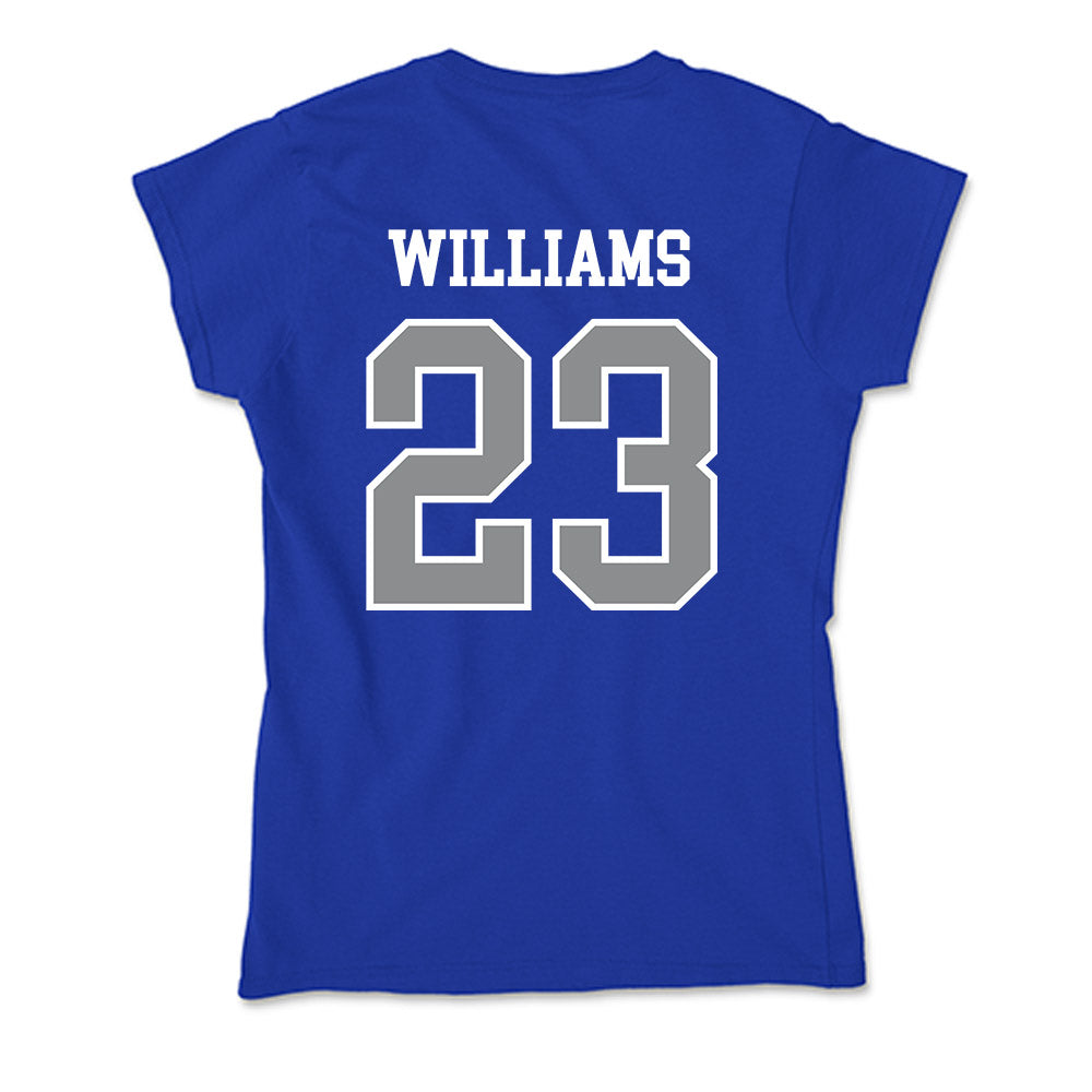 Seton Hall - NCAA Men's Basketball : Michael Williams - Soft Style Women’s T-Shirt-1