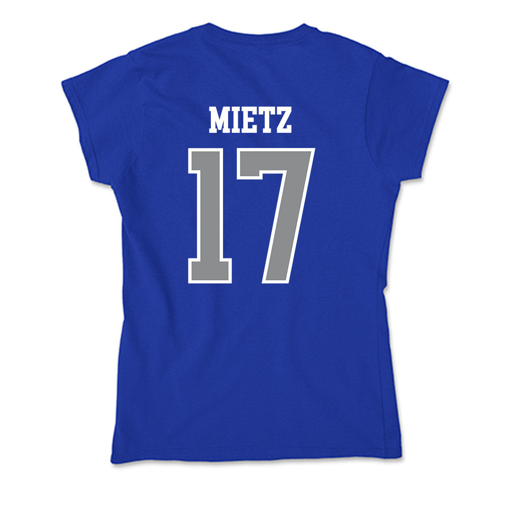 Seton Hall - NCAA Women's Soccer : Macie Mietz - Soft Style Women’s T-Shirt-1