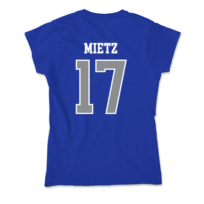 Seton Hall - NCAA Women's Soccer : Macie Mietz - Soft Style Women’s T-Shirt-1