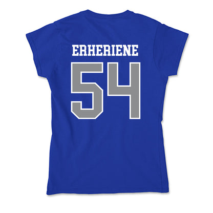 Seton Hall - NCAA Men's Basketball : Godswill Erheriene - Soft Style Women’s T-Shirt-1