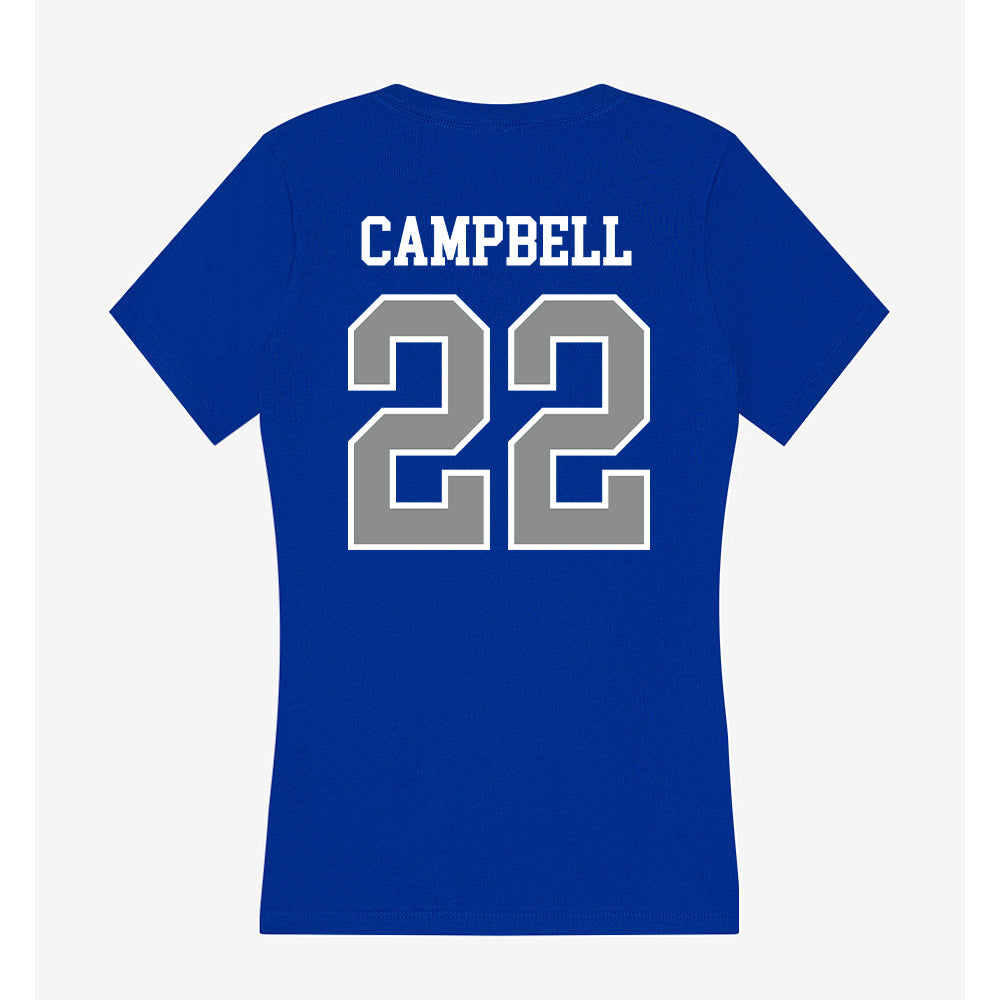 Seton Hall - NCAA Women's Soccer : Sabrina Campbell - Women's V-Neck T-Shirt-1
