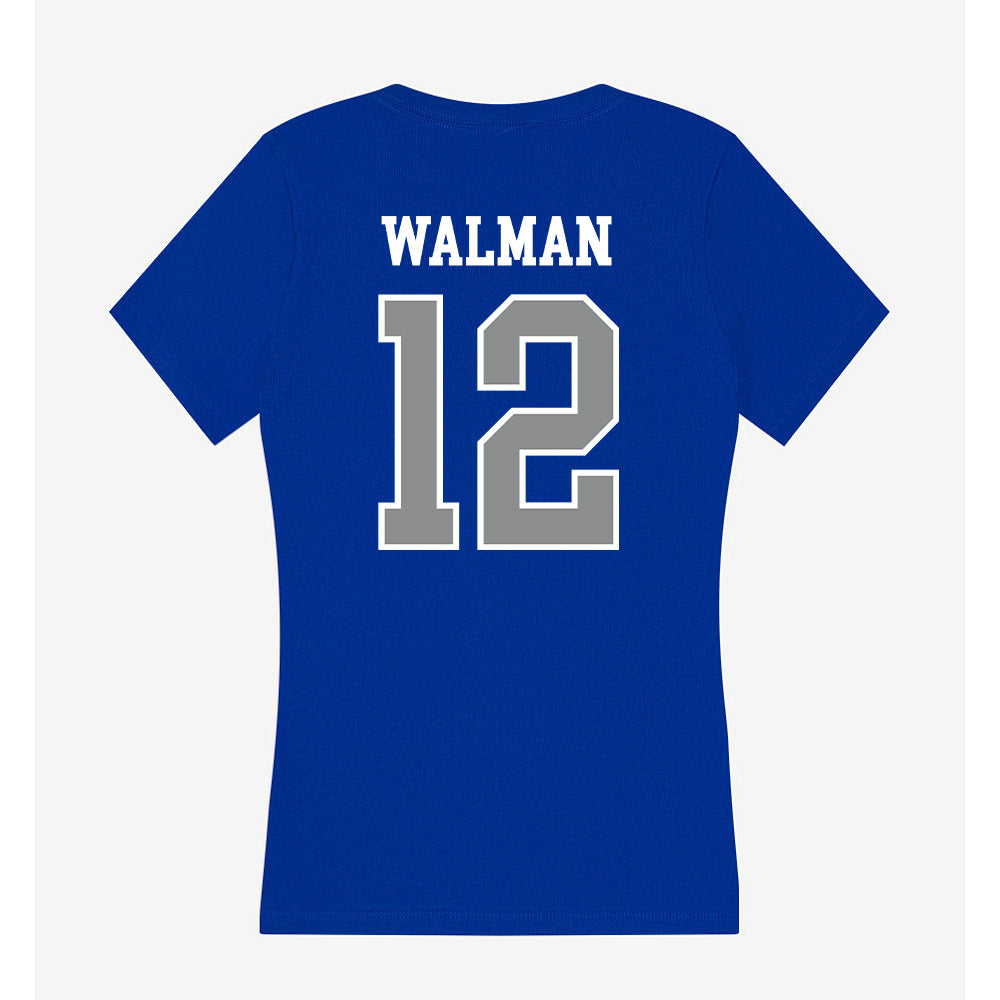 Seton Hall - NCAA Baseball : Jake Walman - Women's V-Neck T-Shirt-1