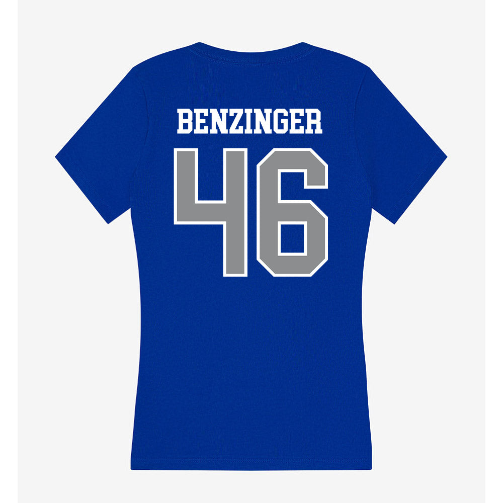 Seton Hall - NCAA Baseball : Derek Benzinger - Women's V-Neck T-Shirt-1