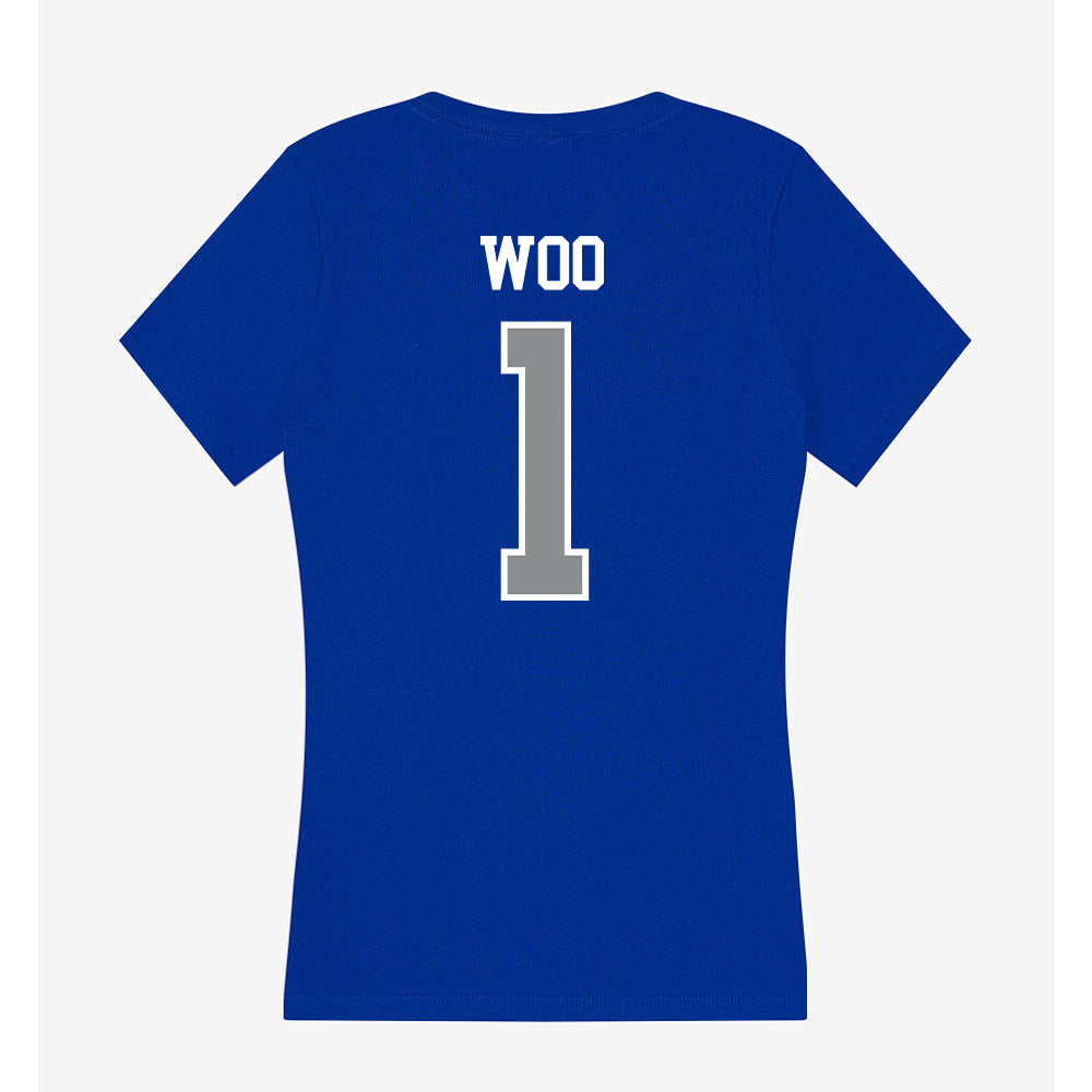 Seton Hall - NCAA Women's Volleyball : Mason Woo - Women's V-Neck T-Shirt-1