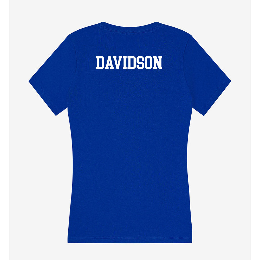 Seton Hall - NCAA Women's Tennis : Jaden Davidson - Women's V-Neck T-Shirt-1