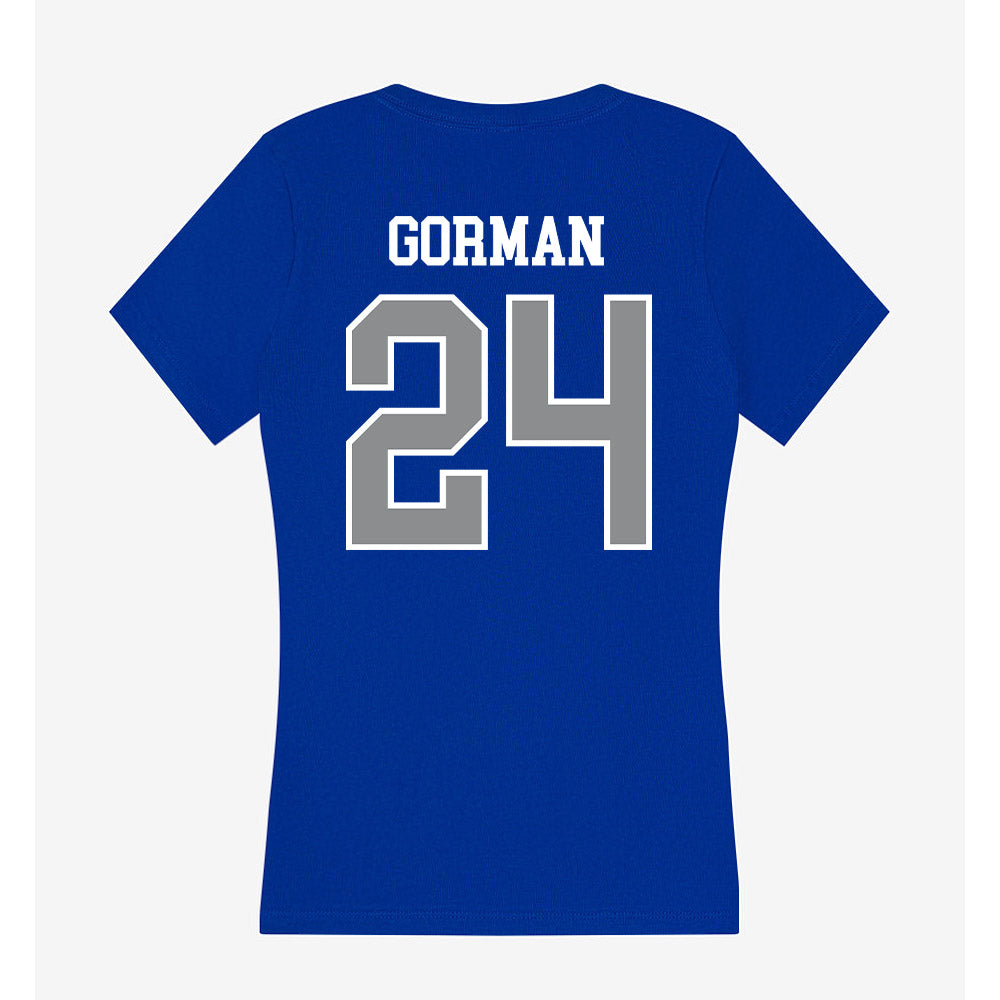 Seton Hall - NCAA Women's Soccer : Kileigh Gorman - Women's V-Neck T-Shirt-1