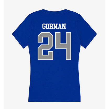 Seton Hall - NCAA Women's Soccer : Kileigh Gorman - Women's V-Neck T-Shirt-1