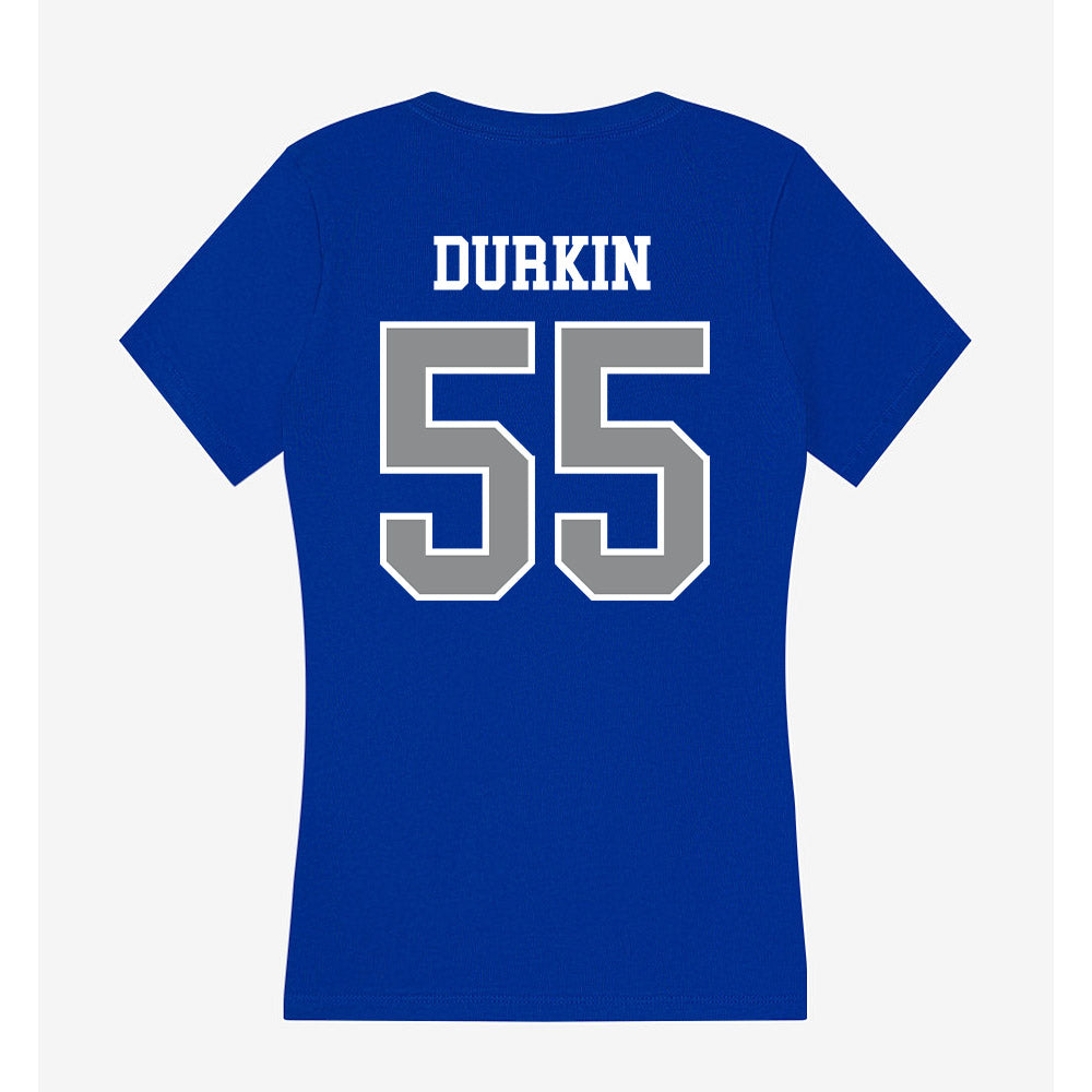 Seton Hall - NCAA Softball : Kaleigh Durkin - Women's V-Neck T-Shirt-1
