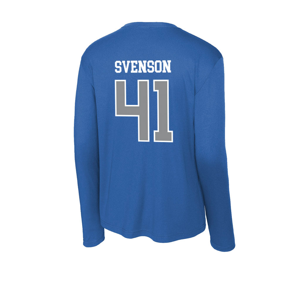 Seton Hall - NCAA Baseball : Steven Svenson - Activewear Long Sleeve T-Shirt-1