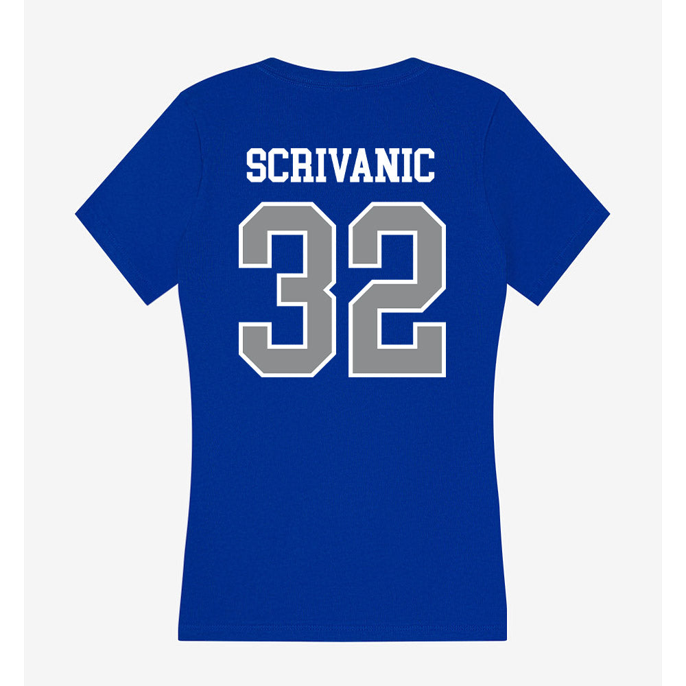 Seton Hall - NCAA Baseball : Frank Scrivanic - Women's V-Neck T-Shirt-1