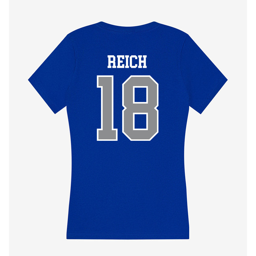 Seton Hall - NCAA Women's Volleyball : Sadie Reich - Women's V-Neck T-Shirt-1