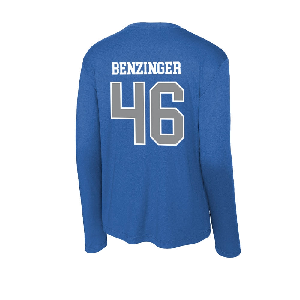 Seton Hall - NCAA Baseball : Derek Benzinger - Activewear Long Sleeve T-Shirt-1