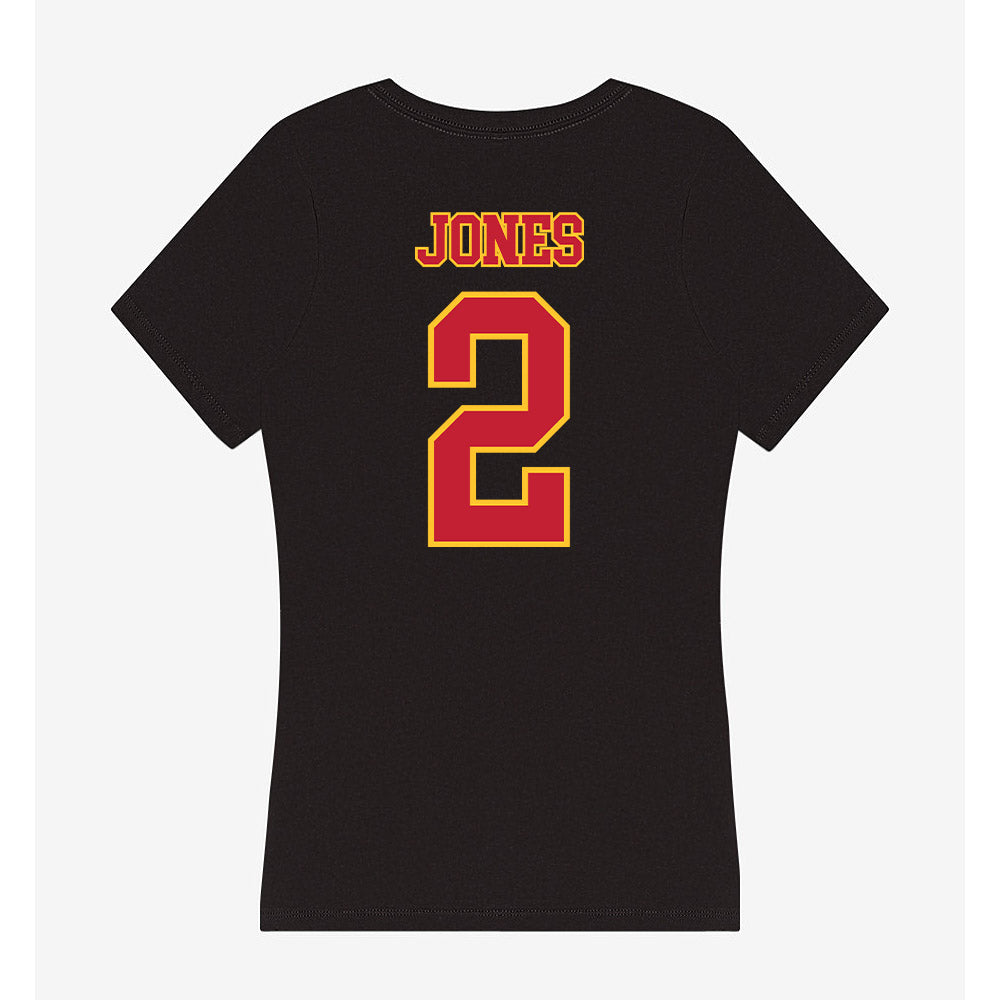 Ferris State - NCAA Football : Daviere Jones - Women's V-Neck T-Shirt-1