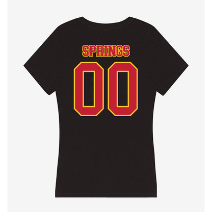 Ferris State - NCAA Football : Alex Springs - Women's V-Neck T-Shirt-1