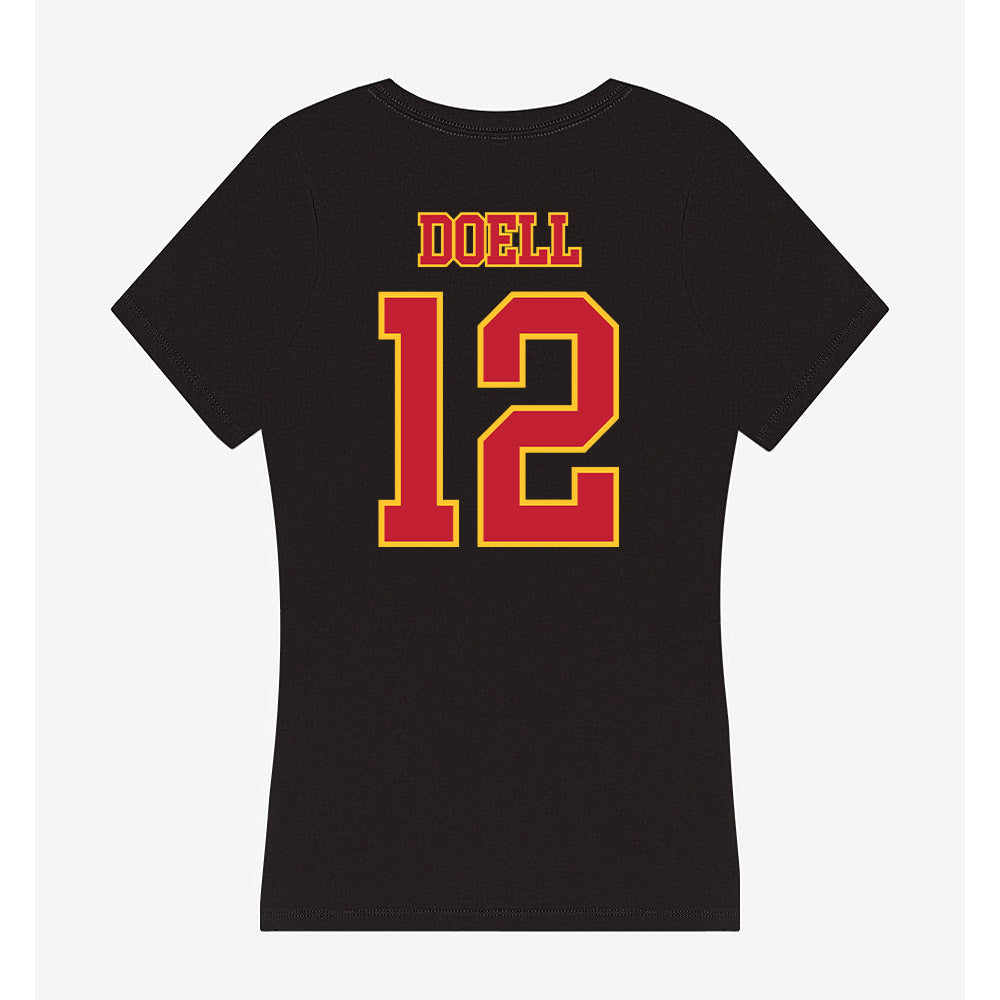 Ferris State - NCAA Men's Ice Hockey : Holden Doell - Women's V-Neck T-Shirt-1
