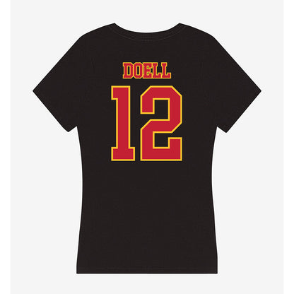 Ferris State - NCAA Men's Ice Hockey : Holden Doell - Women's V-Neck T-Shirt-1
