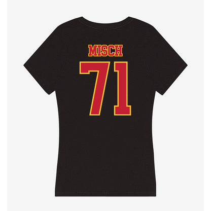 Ferris State - NCAA Football : Matthew Misch - Women's V-Neck T-Shirt-1