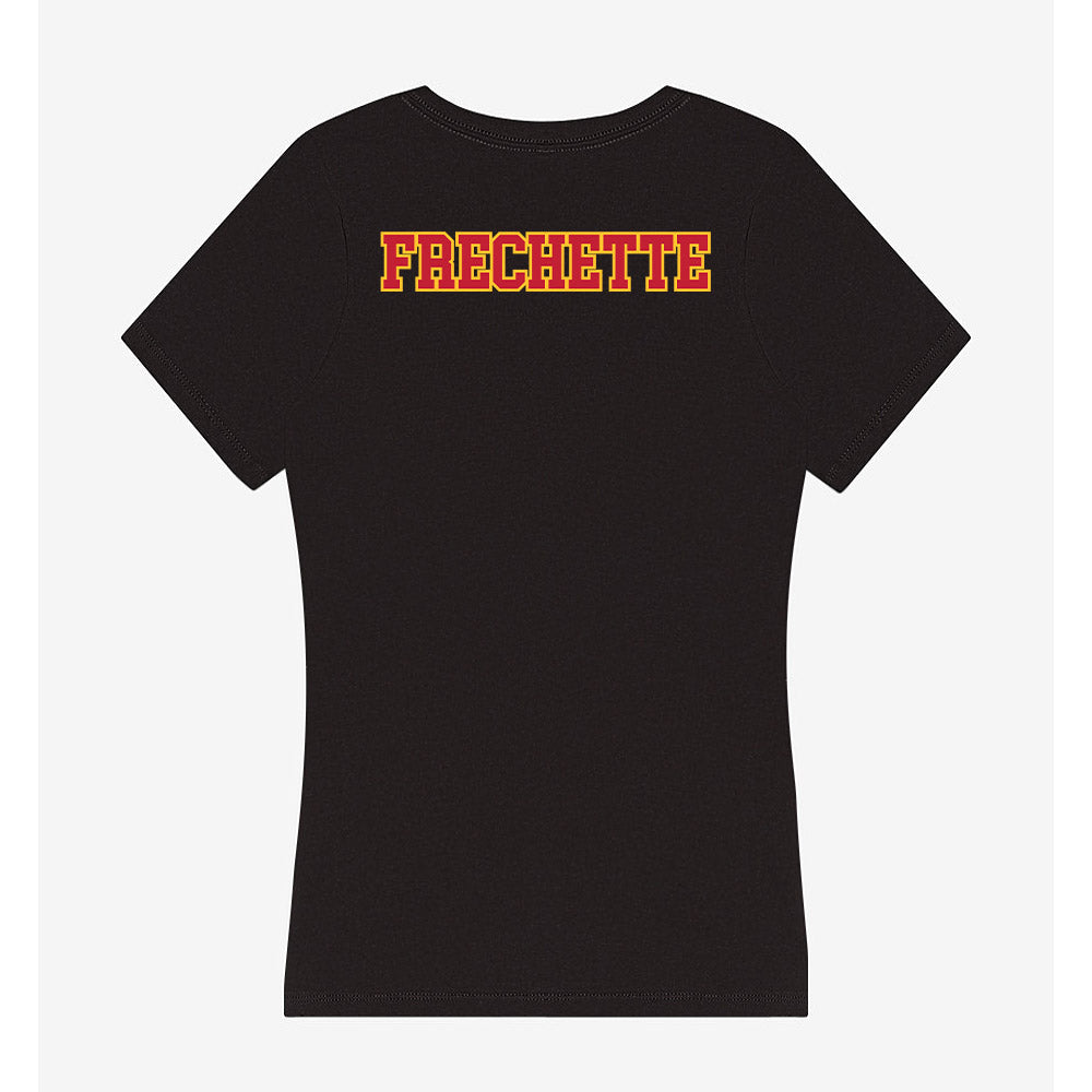 Ferris State - STUNT : Madeleine Frechette - Women's V-Neck T-Shirt-1