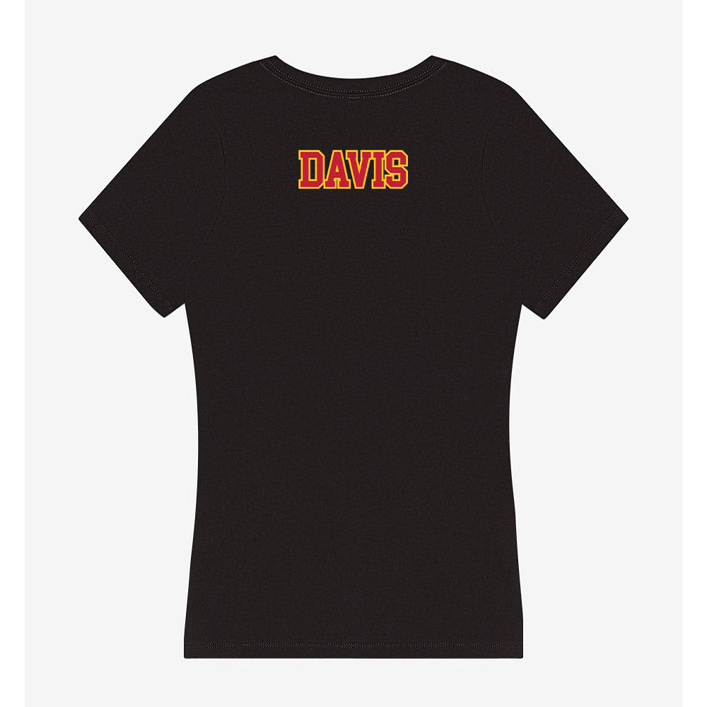 Ferris State - NCAA Women's Cross Country : Abigail Davis - Women's V-Neck T-Shirt-1
