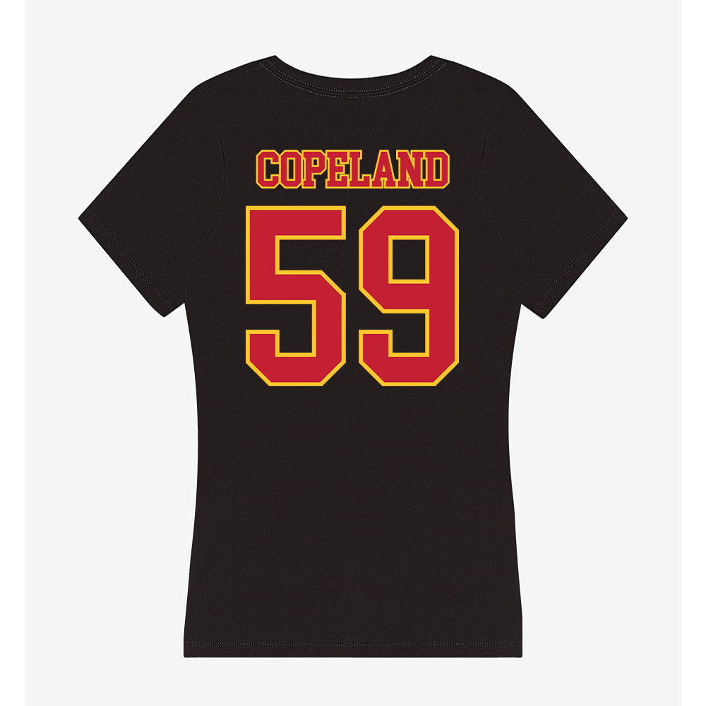 Ferris State - NCAA Football : Isiah Copeland - Women's V-Neck T-Shirt-1