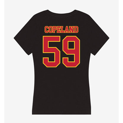 Ferris State - NCAA Football : Isiah Copeland - Women's V-Neck T-Shirt-1