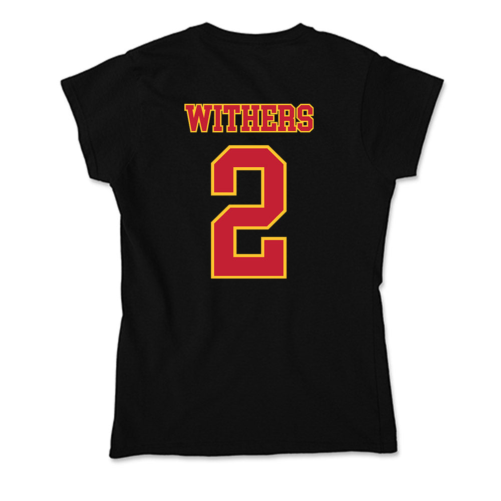 Ferris State - NCAA Softball : jasyl Withers - Soft Style Women’s T-Shirt-1