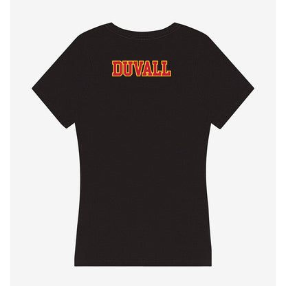 Ferris State - NCAA Men's Track & Field : David DuVall - Women's V-Neck T-Shirt-1