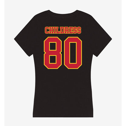Ferris State - NCAA Football : Braeden Childress - Women's V-Neck T-Shirt-1