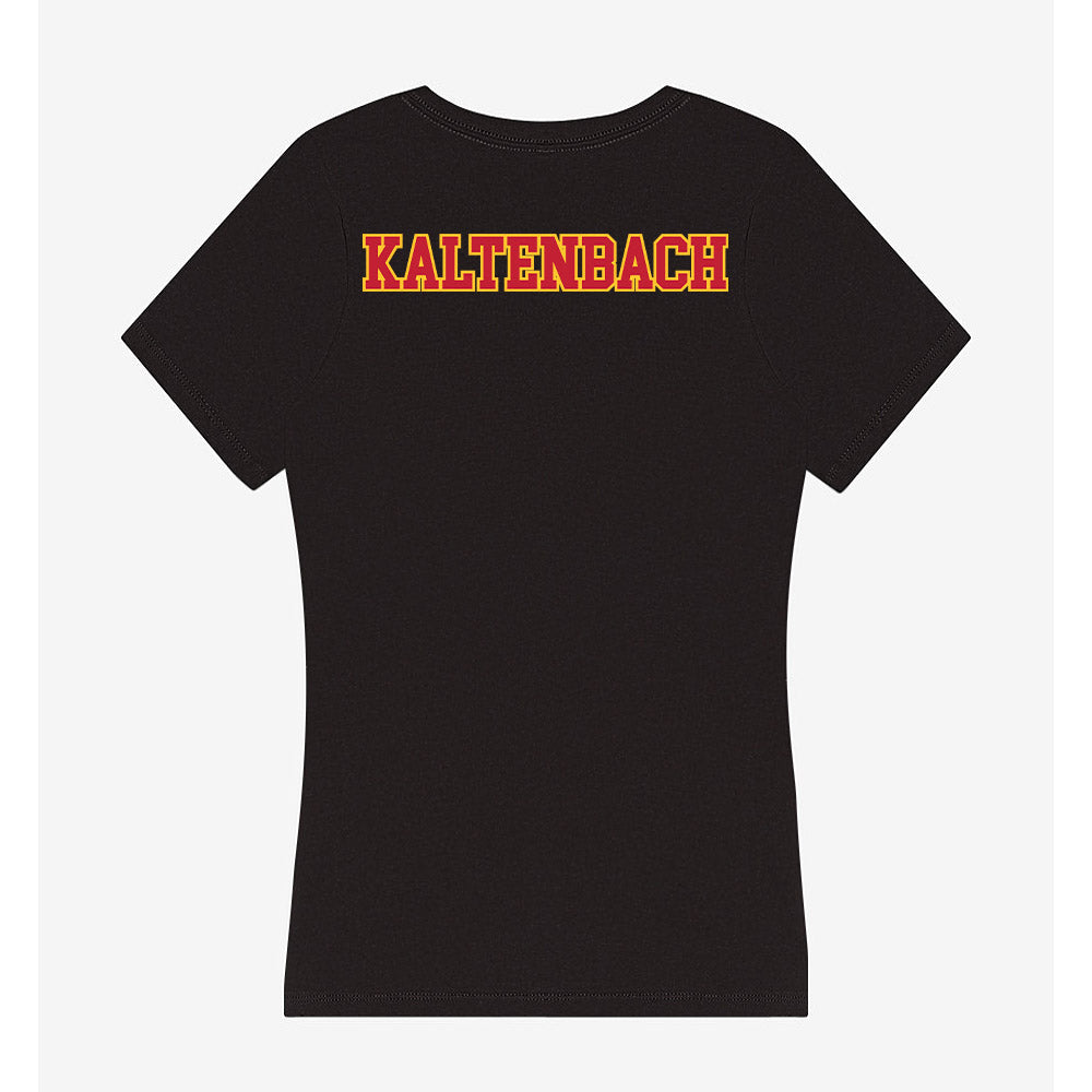 Ferris State - STUNT : Carmen Kaltenbach - Women's V-Neck T-Shirt-1