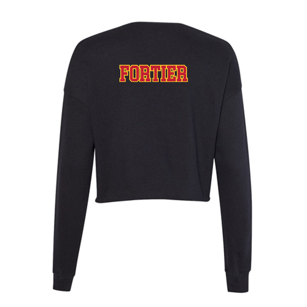 Ferris State - NCAA Women's Track & Field : Ana Fortier - Women's Cropped Crew Fleece-1