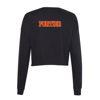 Ferris State - NCAA Women's Track & Field : Ana Fortier - Women's Cropped Crew Fleece-1