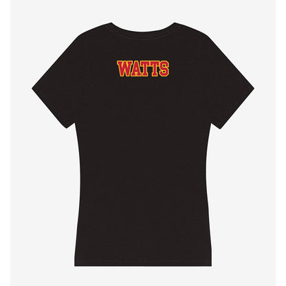 Ferris State - STUNT : Janayah Watts - Women's V-Neck T-Shirt-1