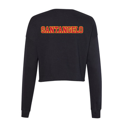 Ferris State - NCAA Men's Tennis : Alessandro santangelo - Women's Cropped Crew Fleece-1