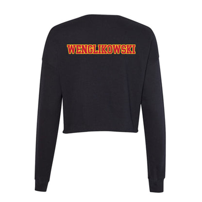 Ferris State - NCAA Men's Cross Country : Nolan Wenglikowski - Women's Cropped Crew Fleece-1